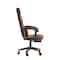 Flash Furniture Orange LeatherSoft Gaming Chair with Skater Wheels CH-00288-OR-RLB-GG - alternate 3